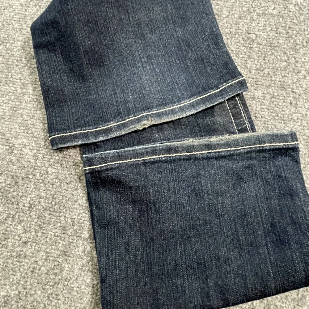 Miss Me Women's Bling Demin Embroidered Jeans Size 27 Embellished Peace Groovy - Picture 8 of 16